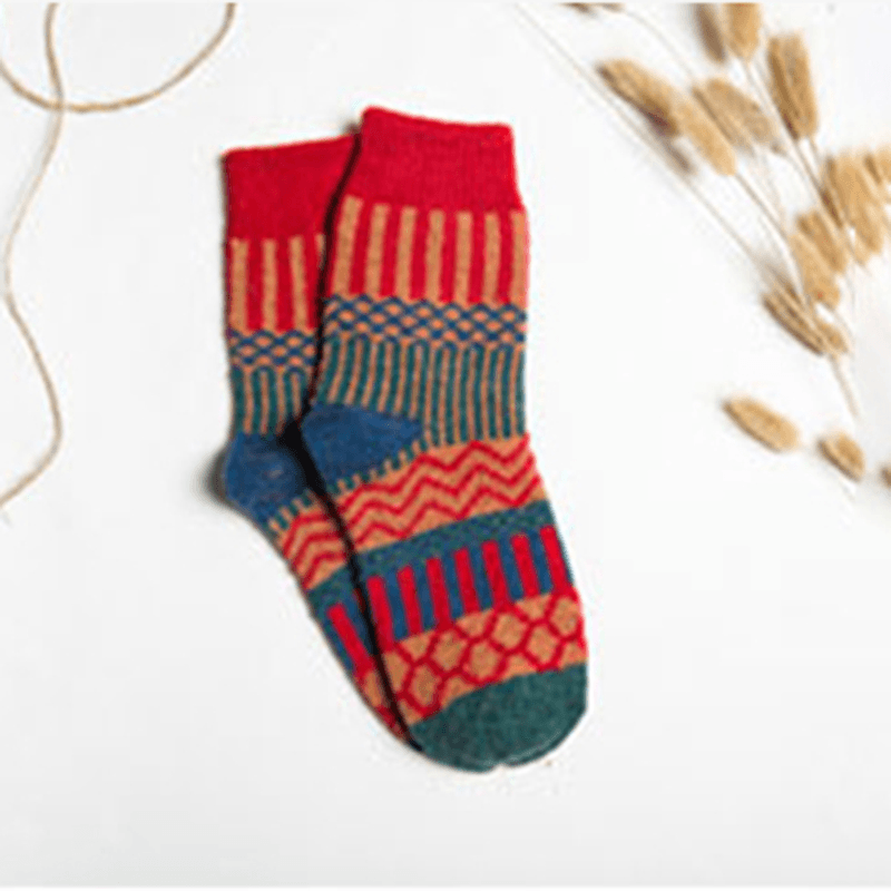 Christmas Casual Sheath Tribal Women Socks - MRSLM
