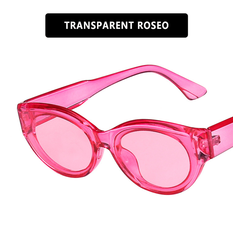 Women's retro oval sunglasses, view 7 - MRSLM