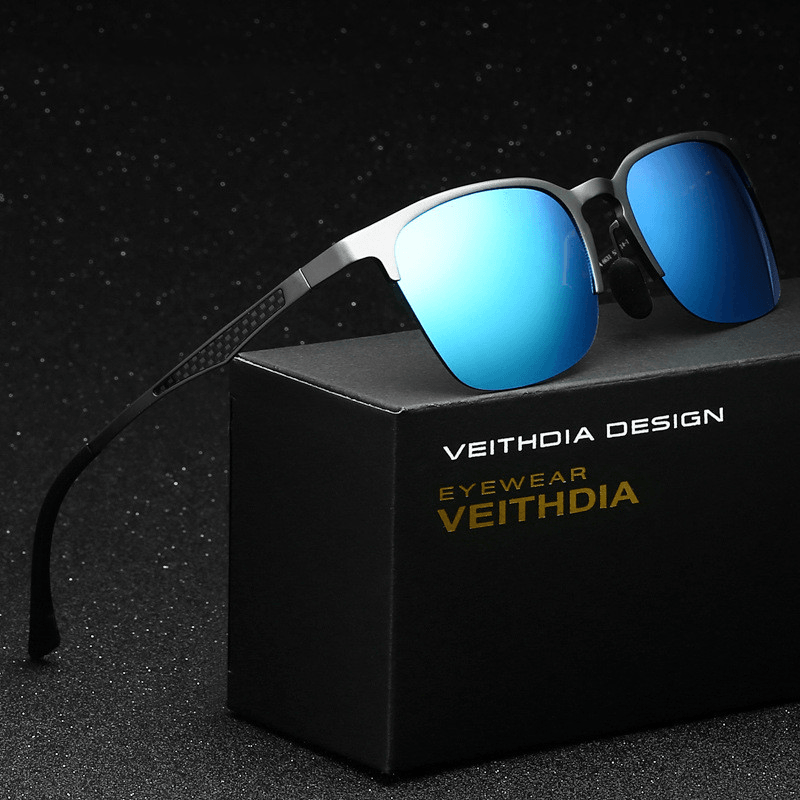 Aluminium-Magnesium Carbon Fiber Coated Polarized Sunglasses