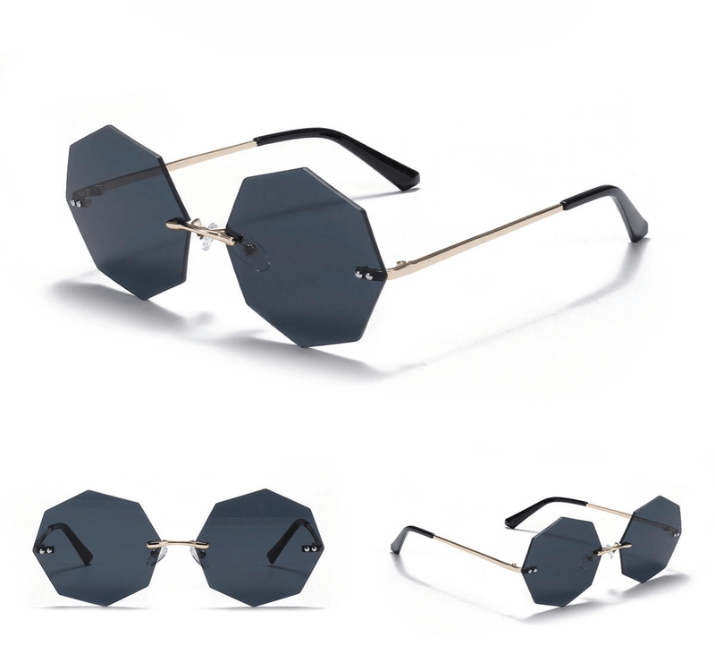 Women's polygonal sunglasses, view 8 - MRSLM