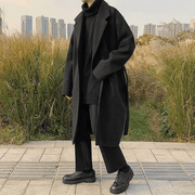 men's mid-length korean style coat, view 4 - MRSLM