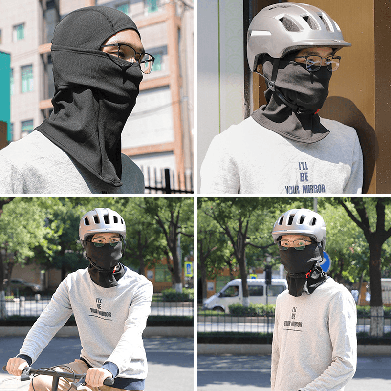 windproof riding hood, view 3 - MRSLM