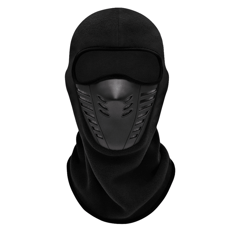 Cycling fleece lined face cover, view 5 - MRSLM