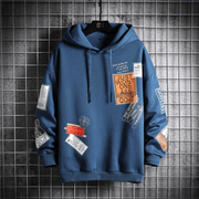 Hooded Fleece Printed Sweatshirt - MRSLM