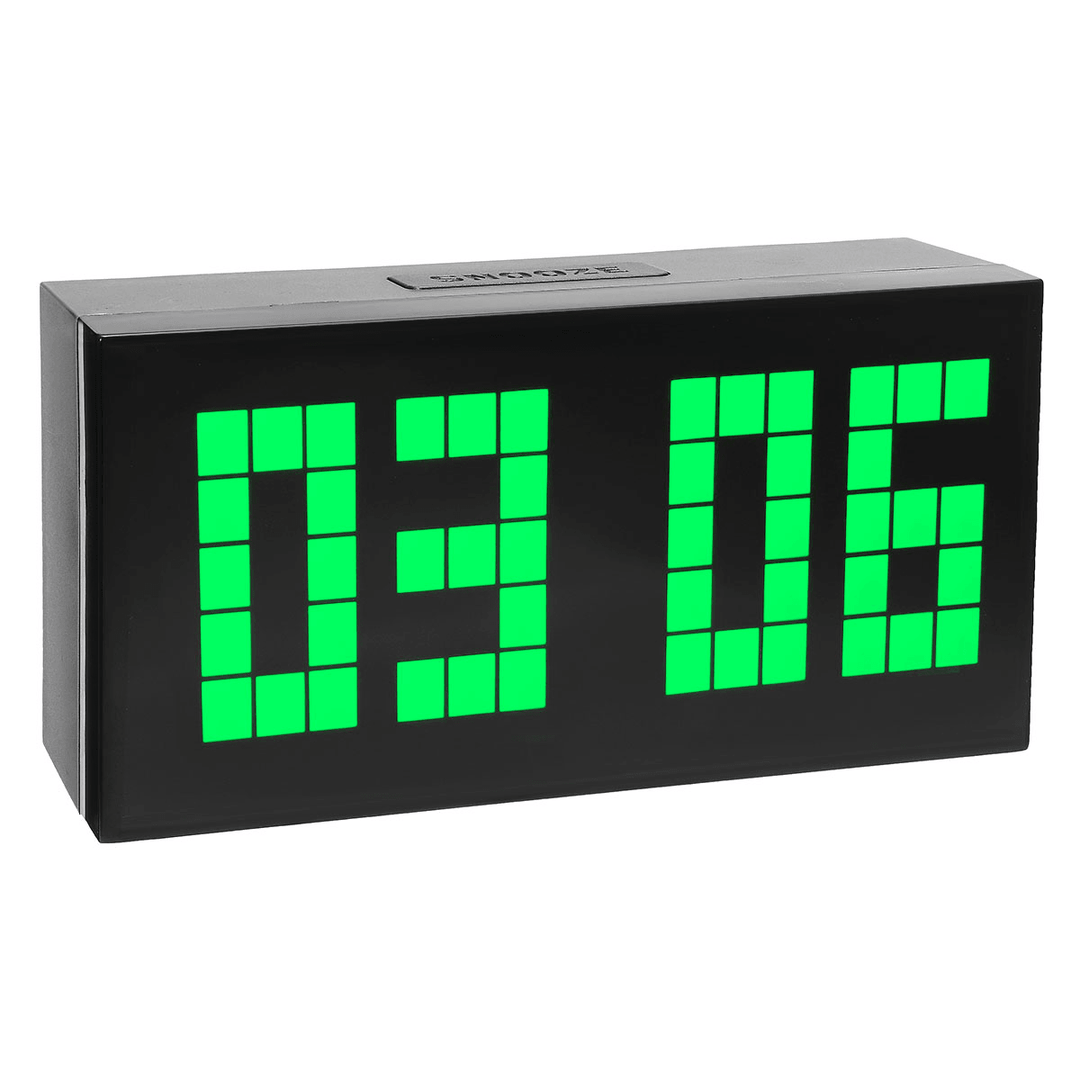 HC-301 Electronic Creative LED Dot Design Digit Cube Thermometer Date Clock - MRSLM