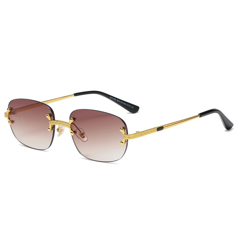 metal square color film sunglasses, view 2 - MRSLM