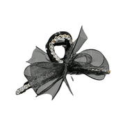 large rhinestone pearl shark hair clip, view 5 - MRSLM