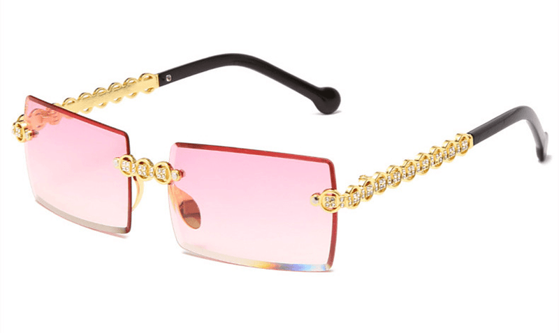diamond cut edge women's sunglasses, view 7 - MRSLM