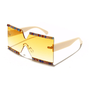 large frame rhinestone sunglasses, view 6 - MRSLM