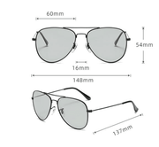 polarized metal color-change sunglasses, view 5 - MRSLM