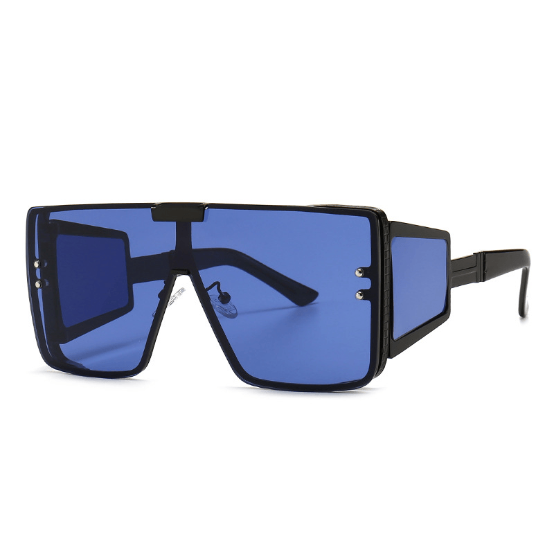 Men's flat-top retro sunglasses, view 2 - MRSLM