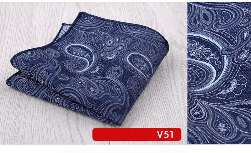 men's floral pocket square, view 3 - MRSLM