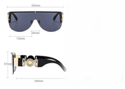 fashion simple retro one piece sunglasses, view 2 - MRSLM