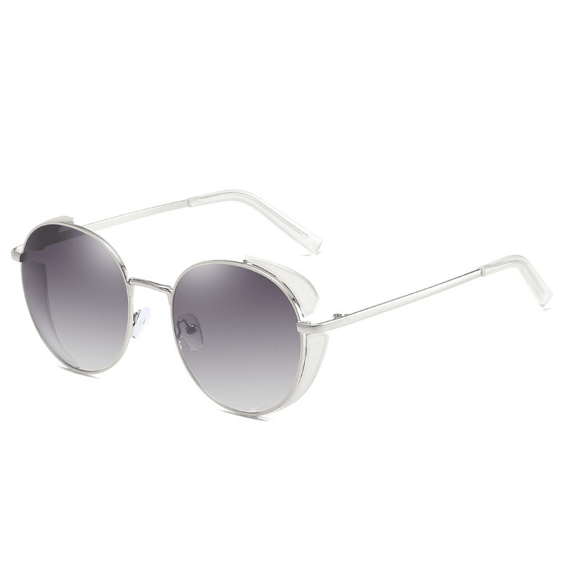 Women's metal round sunglasses - MRSLM