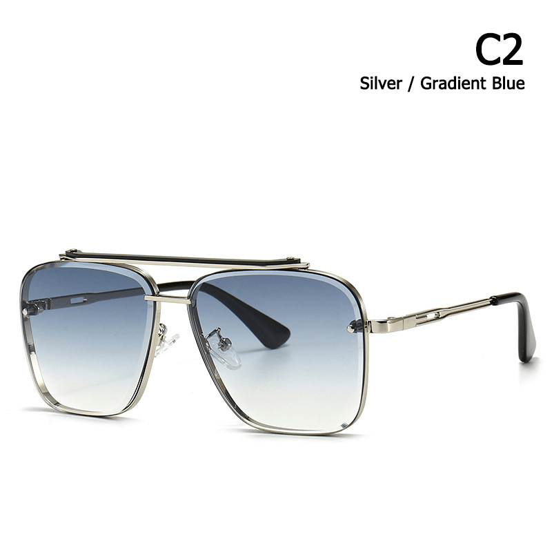 retro square frame sunglasses - MRSLM