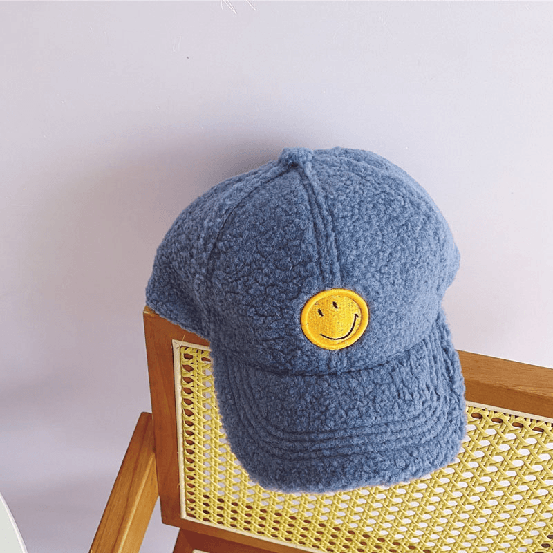 Children's lamb wool baseball hat, view 9 - MRSLM