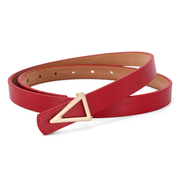 women's thin belt with alloy buckle, view 4 - MRSLM