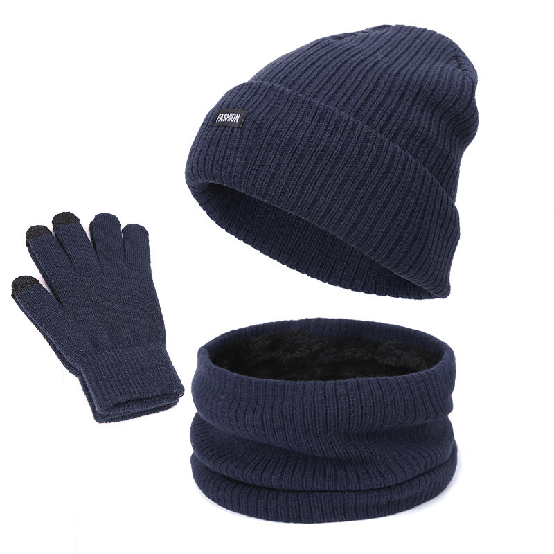 Knitted hat, scarf and gloves - MRSLM