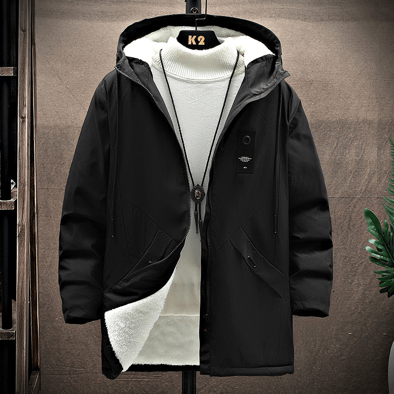 men's hooded zip jacket, view 3 - MRSLM