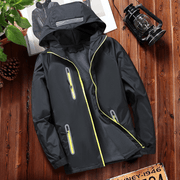 men's loose cotton-padded hooded jacket, view 5 - MRSLM