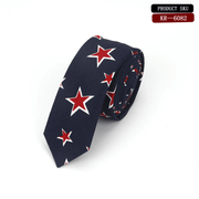men's narrow wedding tie, view 5 - MRSLM