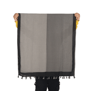 cotton linen flower scarf, view 10 - MRSLM