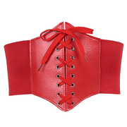 women's high-waist PU corset belt, view 5 - MRSLM