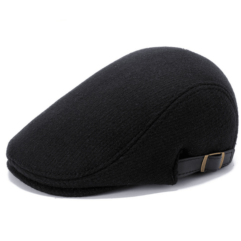 wool felt beret, view 3 - MRSLM