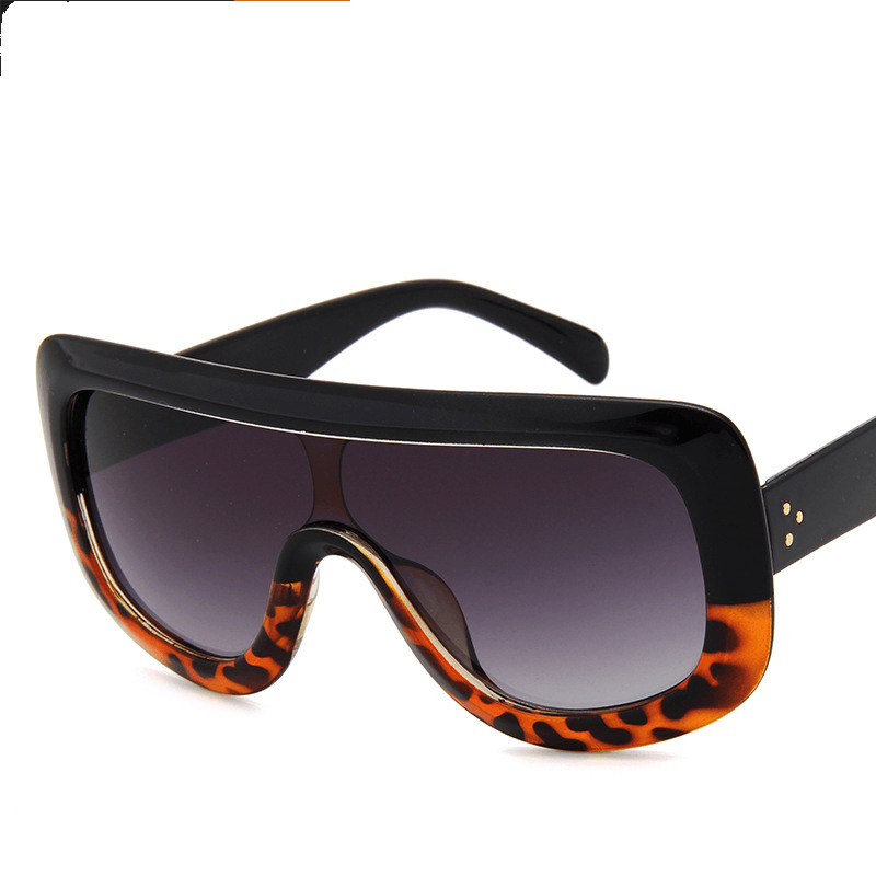 retro one-piece big frame sunglasses, view 2 - MRSLM
