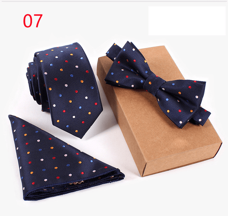 checked business bow tie, view 6 - MRSLM