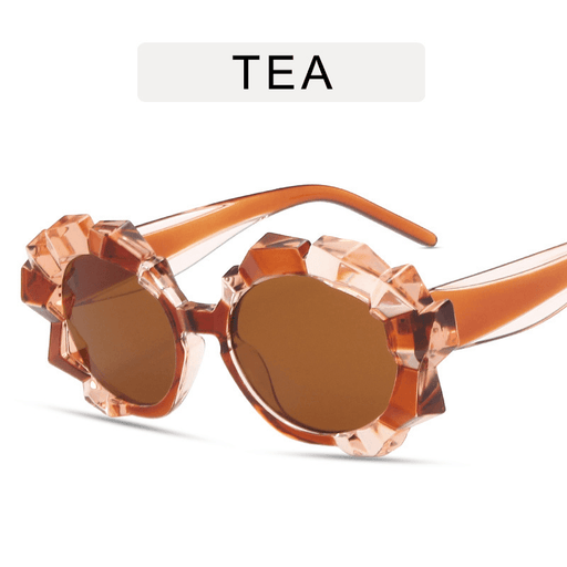 irregular round vintage sunglasses - MRSLM