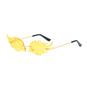 rimless fox head party sunglasses, view 5 - MRSLM