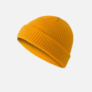 Retro short wool dome beanie hat, view 11 - MRSLM