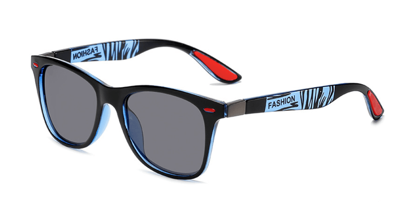 women's square colorful TAC sunglasses, view 2 - MRSLM