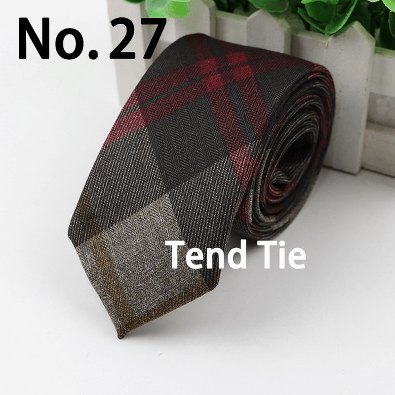 men's ultra-narrow wool tie, view 28 - MRSLM