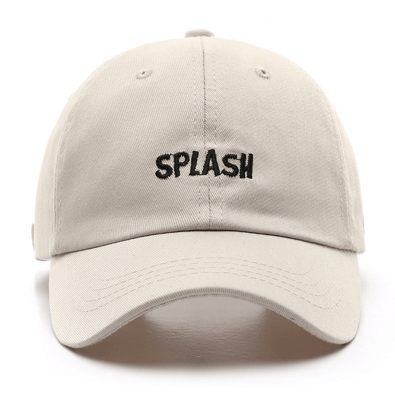 Korean style embroidered cotton cap, view 5 - MRSLM