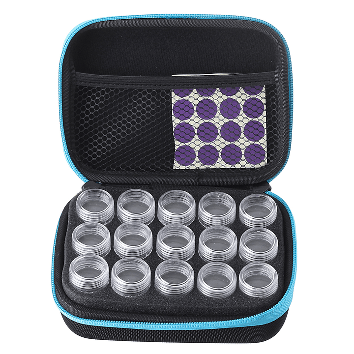 15 Solts Diamond Painting Box Embroidery Case Organizer Storage Accessories Tool Parts Storage Box - MRSLM