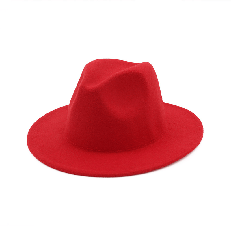 women's wool felt jazz hat, view 3 - MRSLM