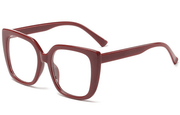 large frame spring hinge flat lens glasses, view 6 - MRSLM