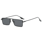 Korean fashion small metal frame sunglasses, view 4 - MRSLM