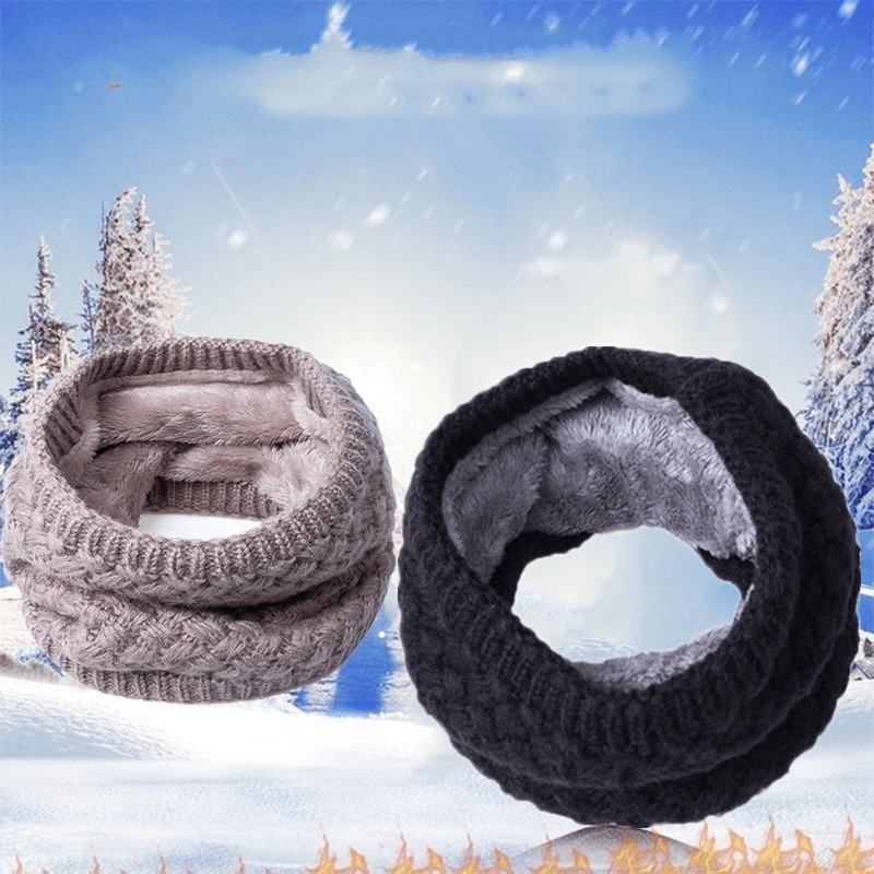 cotton warm neck collar scarf - MRSLM