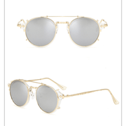 vintage flat lens metal sunglasses, view 6 - MRSLM