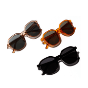 retro transparent square sunglasses, view 4 - MRSLM