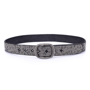 Women's rivet wide belt, view 5 - MRSLM