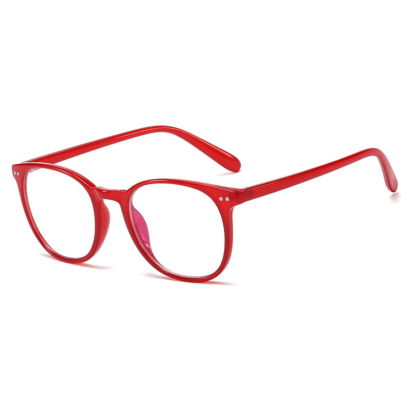 retro round flat mirror glasses, view 5 - MRSLM