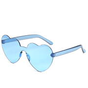 peach heart frameless sunglasses, view 4 - MRSLM