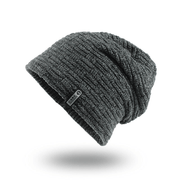 Men's Korean style knitted wool hat, view 3 - MRSLM