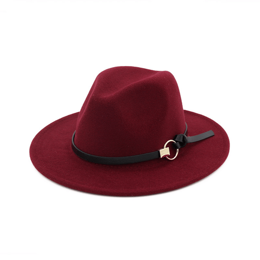 Wool felt jazz hat with belt - MRSLM