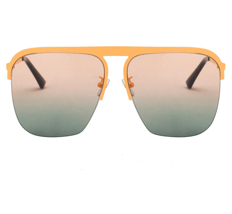 Sun Fashion Gradient Color Women Sunglasses Red Street Shooting Trend - MRSLM