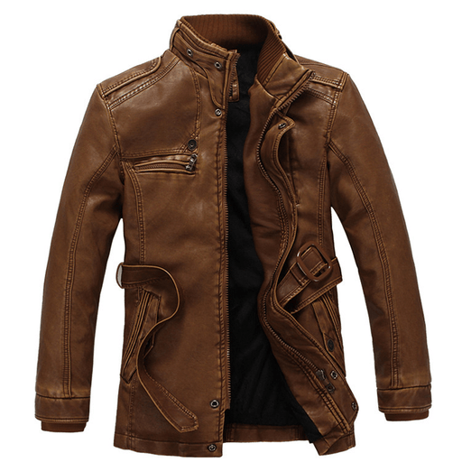 Men's thickened velvet slim-fit jacket - MRSLM